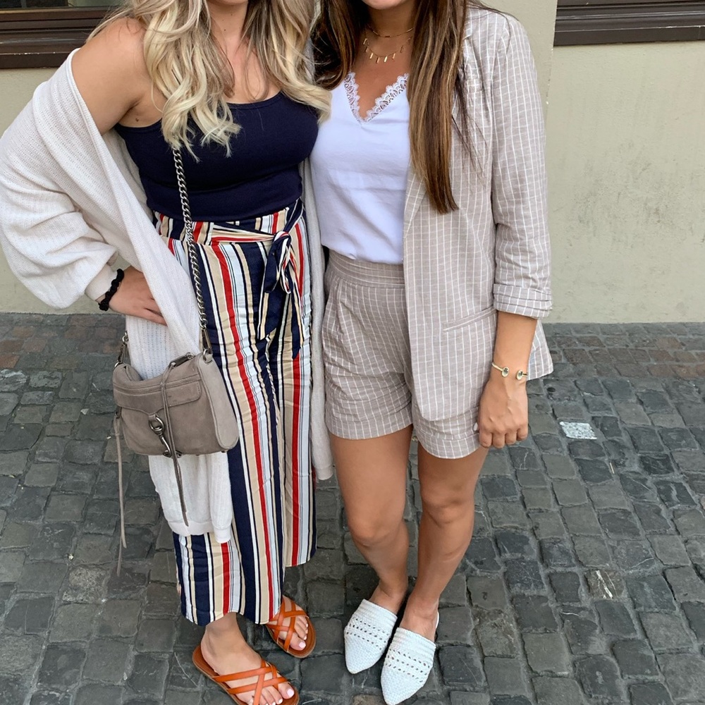 Blazer and short set